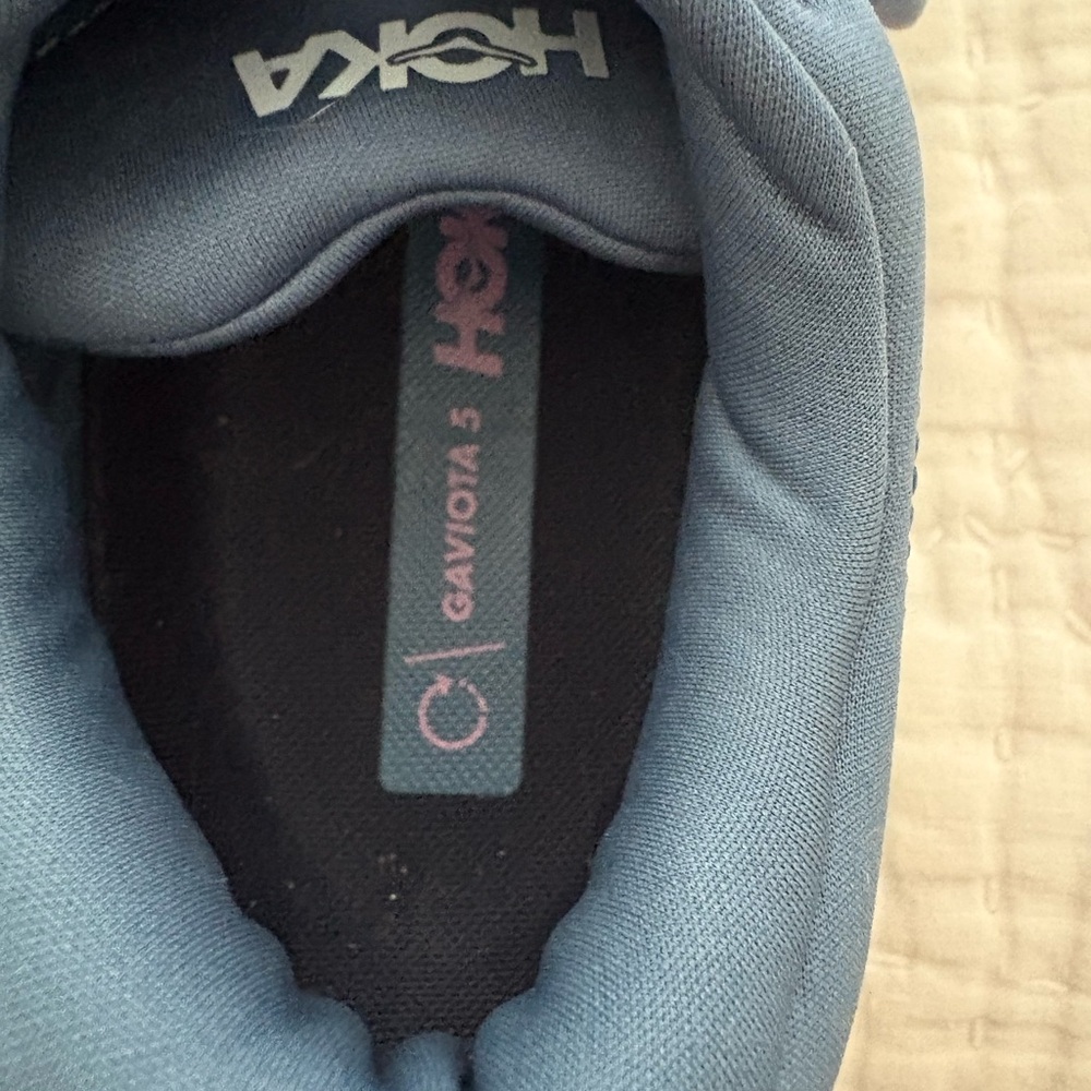 Hoka Gaviota 5 W Women's Athletic Shoes in Blue and Pink. Size 10.5 - Picture 2 of 5